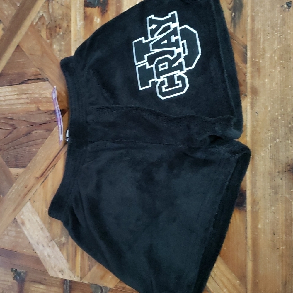 ISCREAM black Furry Shorts